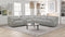 6095B Sectional in Grey | J&M Furniture