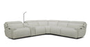 6095B Sectional in White | J&M Furniture