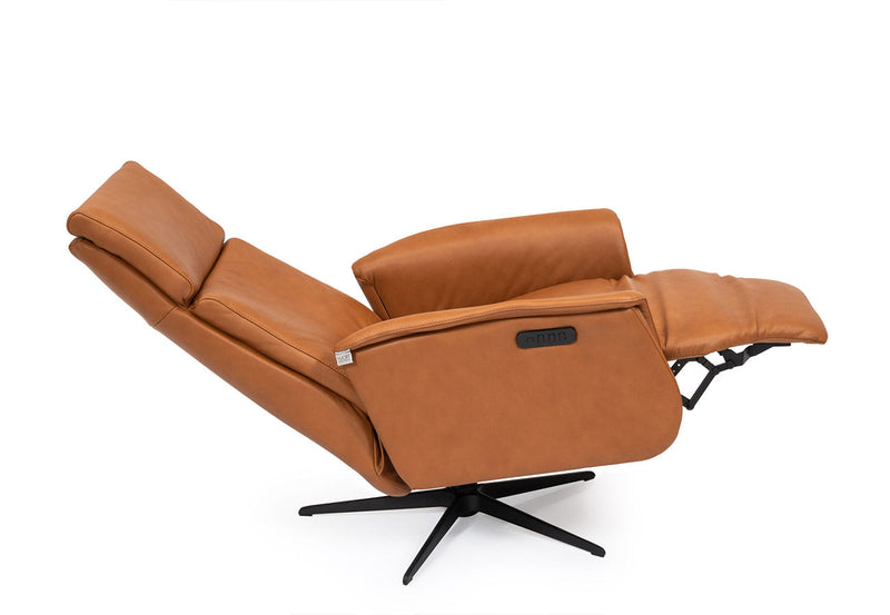 Superior 8007 Power Recliner in Light Cognac | Hjort Knudsen