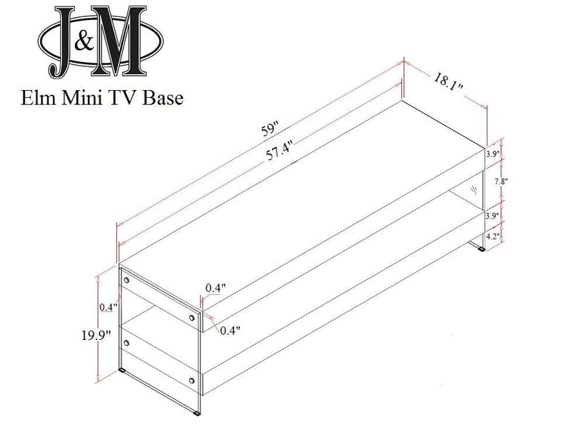 Elm Mini TV Base | J&M Furniture