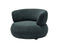 HF5512A Modern Fabric Armchair in Dark Blue | J&M Furniture