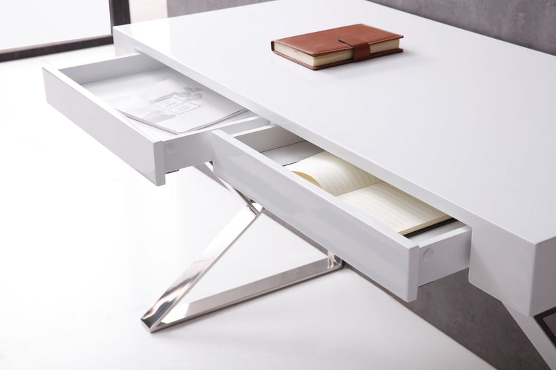 Noho Desk in White | J&M Furniture