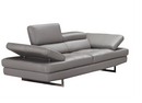 Aurora Premium Leather Loveseat | J&M Furniture