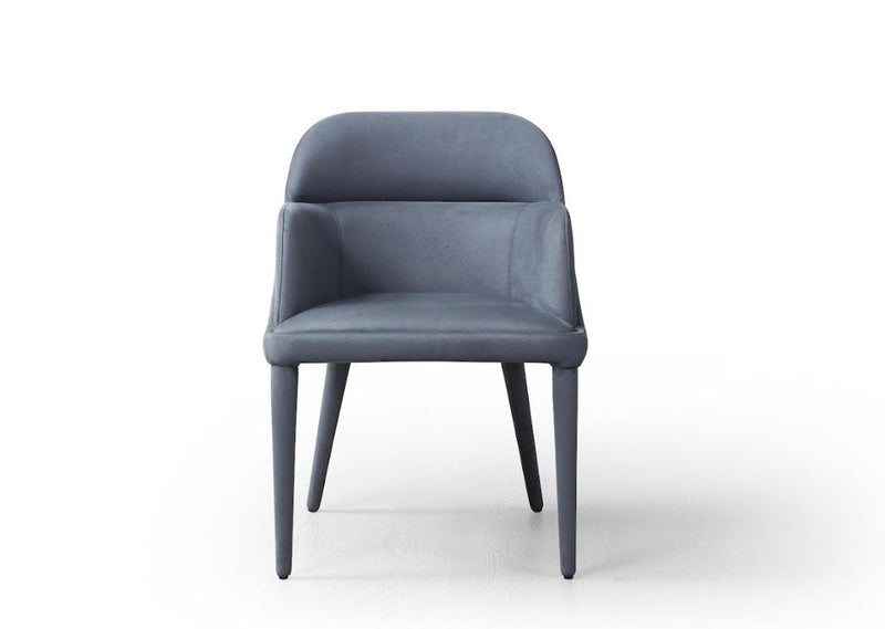 Baxter Fabric Arm Chair in Blue Grey | J&M Furniture