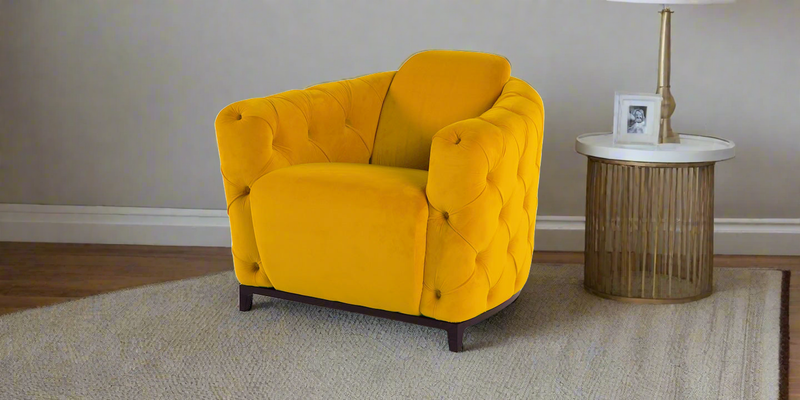 Deliziosa Armchair in Mustard | J&M Furniture