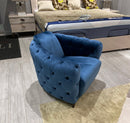 Deliziosa  Armchair in  Blue | J&M Furniture