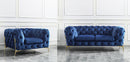 Glamour Blue Sofa Collection | J&M Furniture