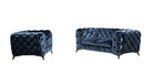 Glitz Fabric Sofa Collection in Purple | J&M Furniture