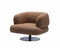 HF5011 Modern Fabric Armchair in Brown | J&M Furniture