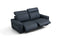 i790 Reclining Leather Loveseat in Blue | Incanto