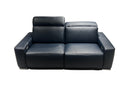 i790 Reclining Leather Sofa in Blue | Incanto