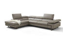 Incanto Italian Attitude Couches & Sofa Left Hand Facing Incanto I716 Sectional Sofa in Taupe