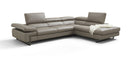 Incanto Italian Attitude Couches & Sofa Right Hand Facing Incanto I716 Sectional Sofa in Taupe