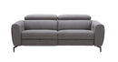 Lorenzo Motion Loveseat in Dark Grey Fabric | J&M Furniture