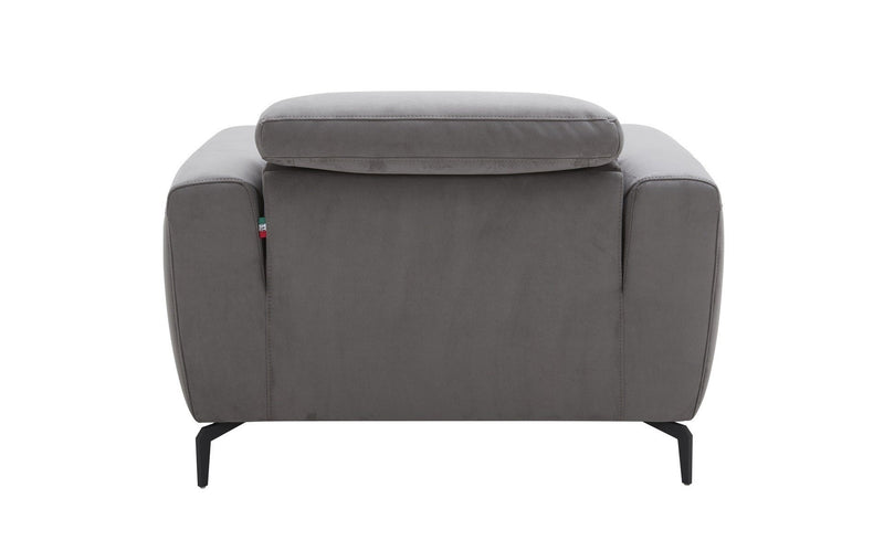 Lorenzo Motion Chair in Grey Fabric | J&M Furniture