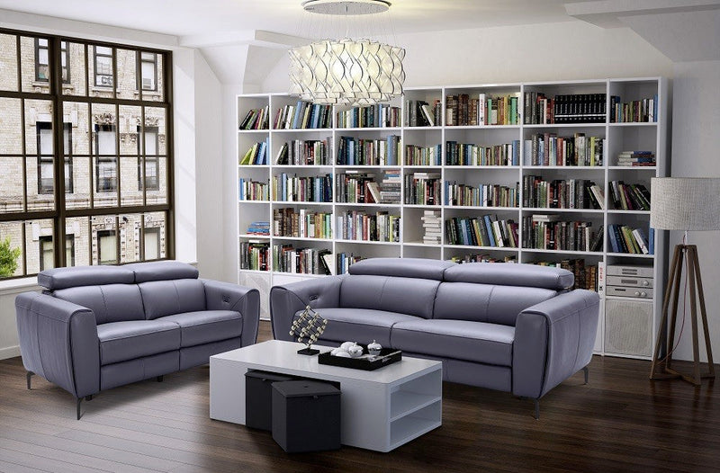 Lorenzo Motion Sofa in Blue-Grey | J&M Furniture