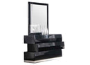 Milan Dresser & Mirror in Black