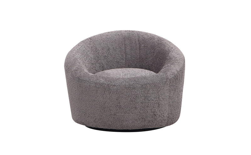 Moon Fabric Chair in Dark Grey | J&M Furniture