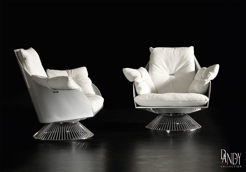 Gloss Leather Armchair | Gamma