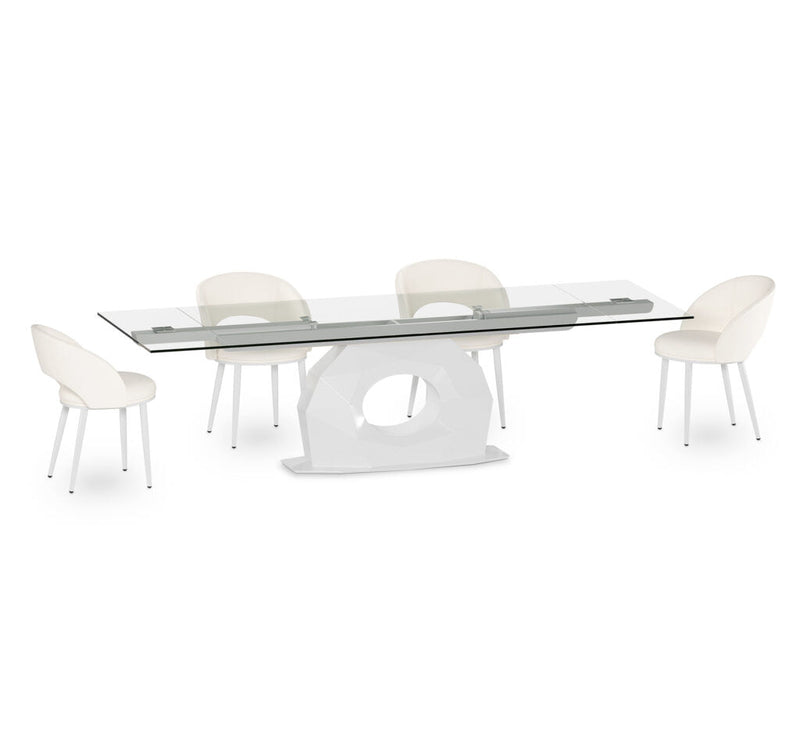 Edra Extension Glass Table | Elite Modern