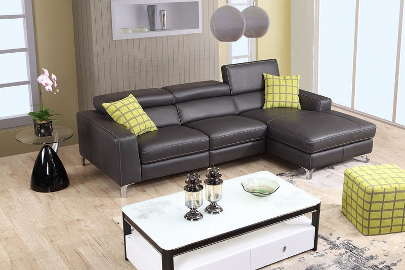 Ariana Premium Leather Sectional | J&M Furniture