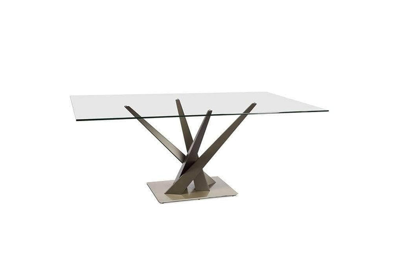 Elite Modern Dining Table Crystal Dining Table 394REC-60 | Elite Modern