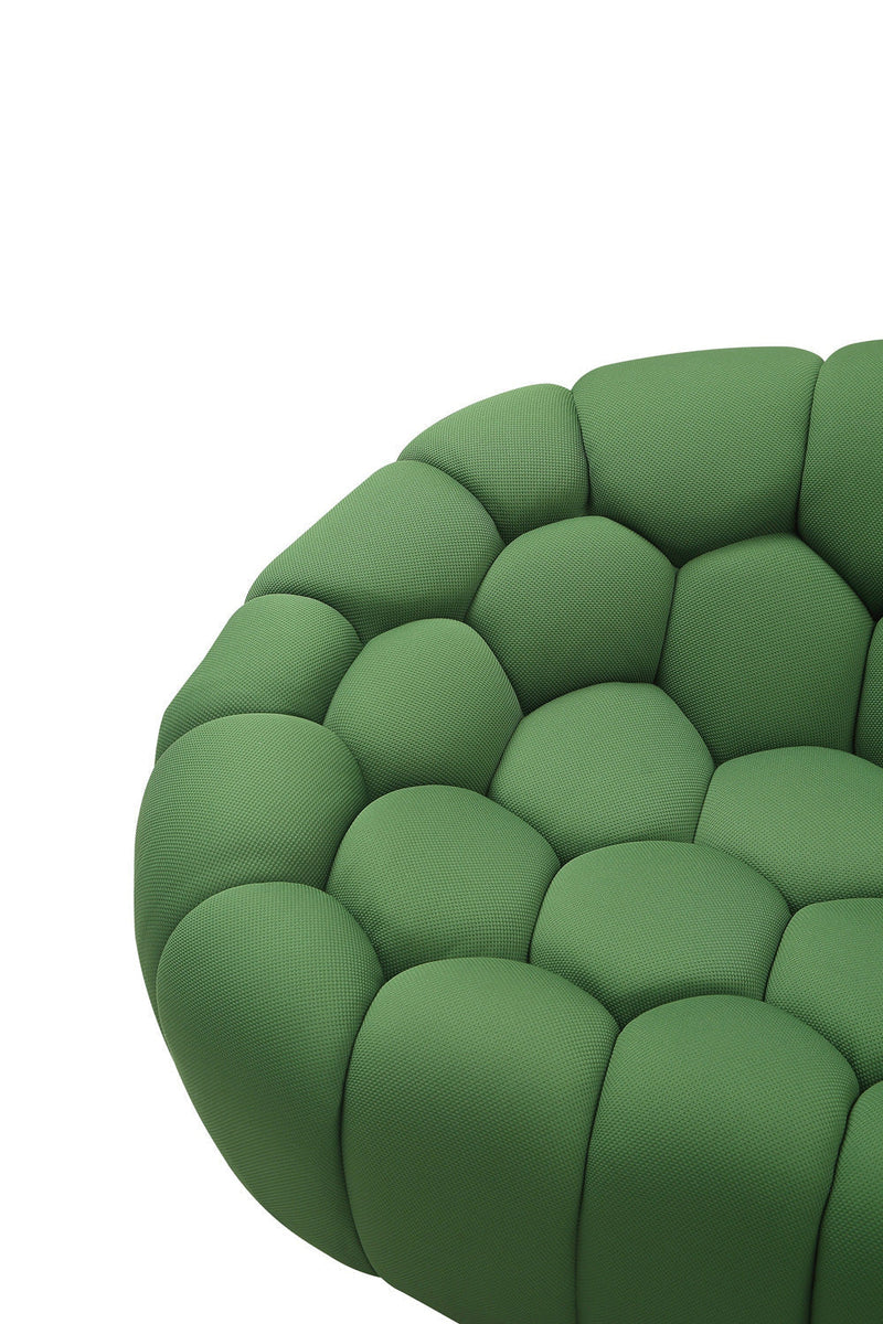 Fantasy Fabric Sofa in Green