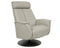 Bo Modern Recliner in Cement | Fjords