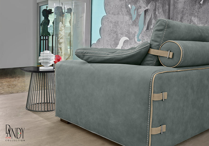 Gregory Leather Sofa | Gamma