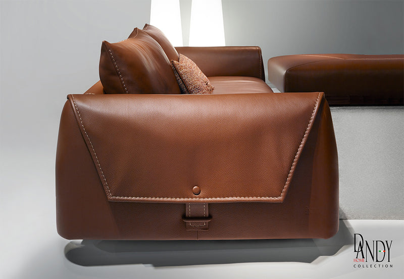 Karl Modern Leather Sofa | Gamma