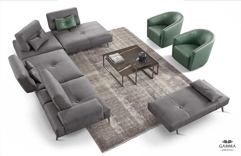 Smart Sectional Leather Sofa | Gamma