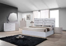 J and M Furniture Bed Da Vinci Bed in Silver Grey