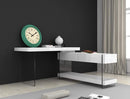 J and M Furniture Desk Cloud Modern Desk in High Gloss