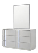 Palermo Dresser & Mirror in Grey